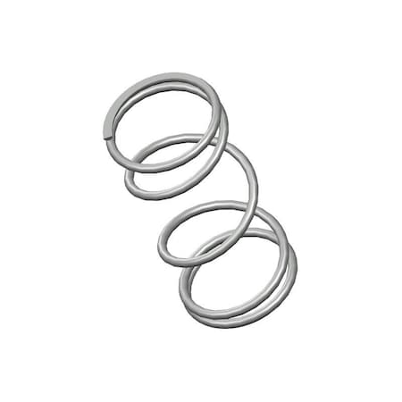 ZORO APPROVED SUPPLIER Compression Spring, O= .180, L= .38, W= .014 G509963124